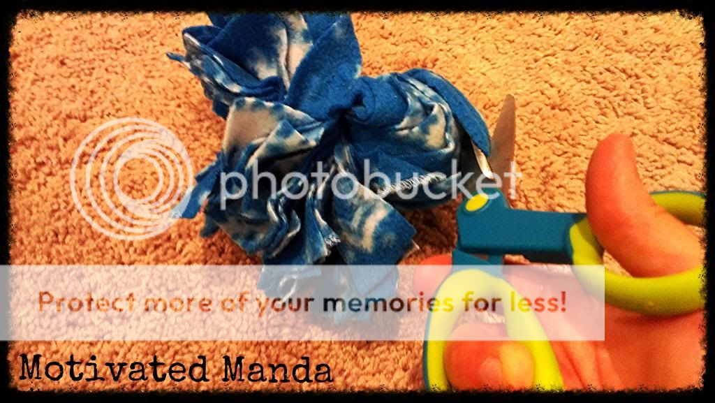 Motivated Manda Skip DIY Dog Fleece Ball